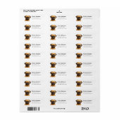 Brussels Griffon Return Address Label (Vorne)