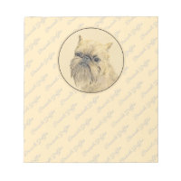 Brussels Griffon Rough Painting - Original Hunde A