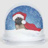 Brussels Griffon Schneekugeln (Vorderseite)