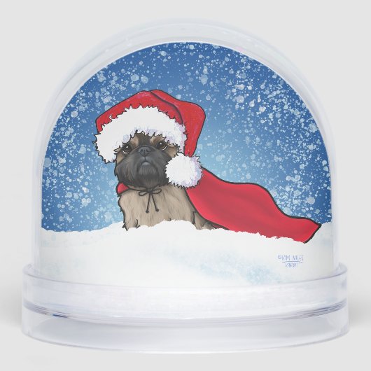 Brussels Griffon Schneekugeln (Vorderseite)