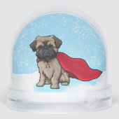 Brussels Griffon Schneekugeln (Rückseite)