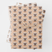 Brussels Griffon Smooth Painting Original Dog Art Geschenkpapier Set (Beispiel)