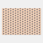 Brussels Griffon Smooth Painting Original Dog Art Geschenkpapier Set (Vorderseite)