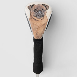 Brussels Griffon Smooth Painting Original Dog Art Golf Headcover