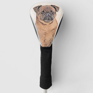 Brussels Griffon Smooth Painting Original Dog Art Golf Headcover