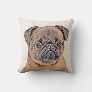 Brussels Griffon Smooth Painting Original Dog Art Kissen