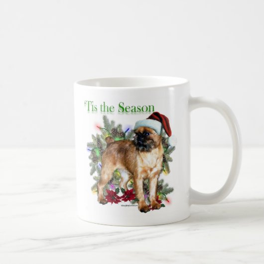 Brussels Griffon Tis the Season Kaffeetasse (Rechts)