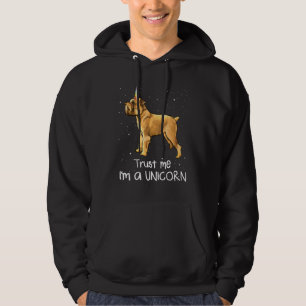 Brussels Griffon Trust Me Im a Unicorn Dog Hoodie