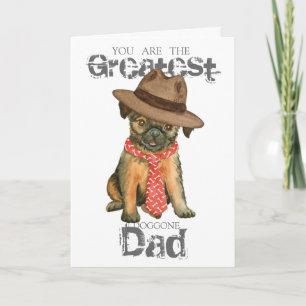 Brussels Griffon Vater Card Karte