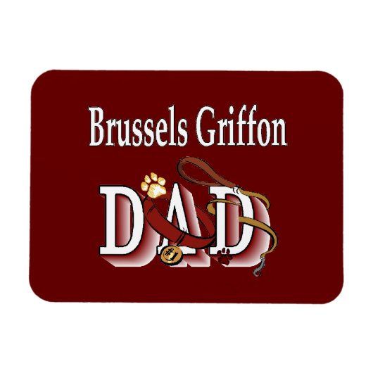 Brussels Griffon Vater Magnet (Horizontal)