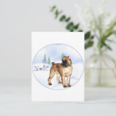 Brussels Griffon Weihnachten (Stehend Vorderseite)