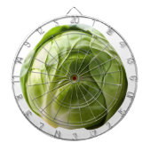 Brussels Sprout Funny Christmas Dartscheibe (vorne)