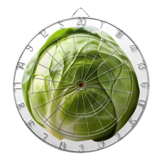 Brussels Sprout Funny Christmas Dartscheibe (vorne)