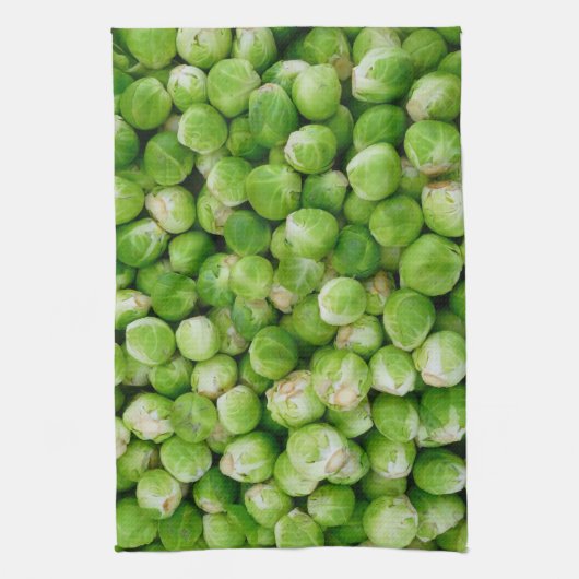 Brussels sprouts cabbage handtuch (Vertikal)