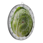 Brüsselskohl Lustiges Weihnachten Dartscheibe (Vorderseite Links)