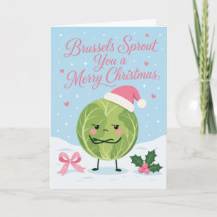Brüsselskohl wünscht dir ein frohes Weihnachten Karte