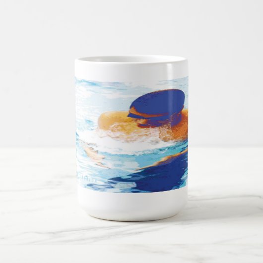 Brust-Anschlag-Schwimmer Chadsey Kaffeetasse (Mittel)