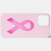Brust-Bewusstsein für rosa Bänder Case-Mate iPhone Hülle (Rückseite (Horizontal))