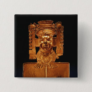 Brust des Gottes Xipe Totec Button