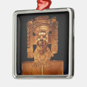 Brust des Gottes Xipe Totec Ornament Aus Metall (Links)