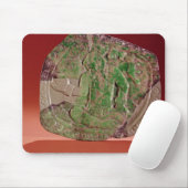 Brust eines Königs von Tikal Standort, Guatemala Mousepad (Mit Mouse)