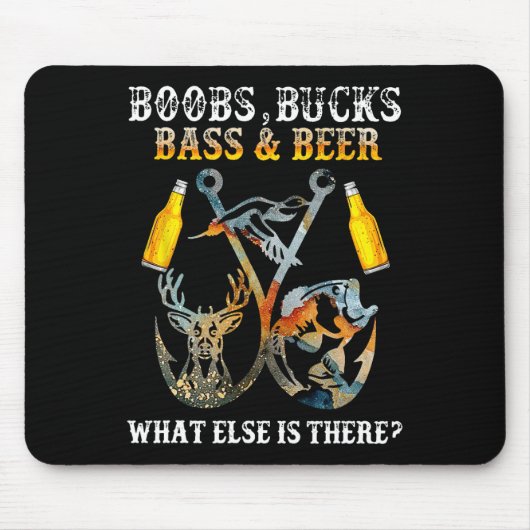 Brust Hirsche Byss Bier Was Gibt Es Sonst Noch Zum Mousepad (Vorne)