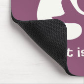 Brust ist das beste Symbol Mousepad (Ecke)