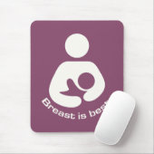 Brust ist das beste Symbol Mousepad (Mit Mouse)