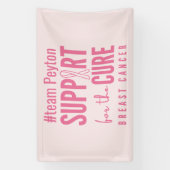 Brust-Krebs-benutzerdefinierte personalisierte Bez Banner (Vertikal)