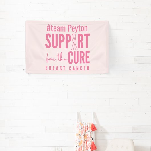 Brust-Krebs-benutzerdefinierte personalisierte Bez Banner (InSitu)