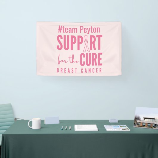 Brust-Krebs-benutzerdefinierte personalisierte Bez Banner (Messe)