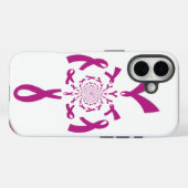 Brust-Krebs-Bewusstsein Art Print Case-Mate iPhone Hülle (Rückseite (Horizontal))
