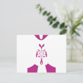 Brust-Krebs-Bewusstsein Art Print Postkarte (Stehend Vorderseite)