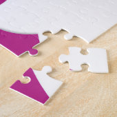 Brust-Krebs-Bewusstsein Art Print Puzzle (Seite)