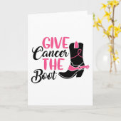 Brust-Krebs-Bewusstsein Karte (Gelbe Blume)