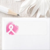 Brust-Krebs-Bewusstsein Ribbon Wasserfarbe (Insitu)