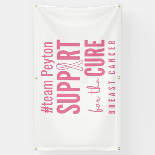 Brust-Krebs Custom Banner Outdoor Sign (Vertikal)