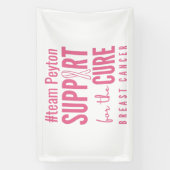 Brust-Krebs-Custom-Support-Banner-Zeichen Banner (Vertikal)