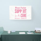 Brust-Krebs-Custom-Support-Banner-Zeichen Banner (Messe)