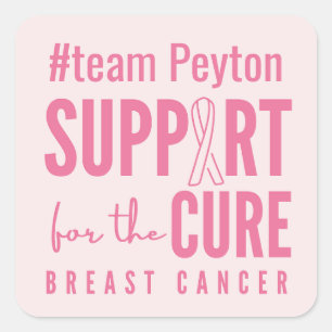 Brust-Krebs-Custom #team-Name Stickers