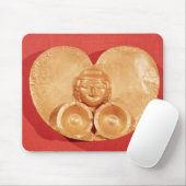 Brust mit tragenden Ohrringen eines menschlichen Mousepad (Mit Mouse)