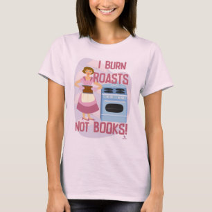 Brust nicht Bücher brennen Sassy Reader Hausfrau T-Shirt