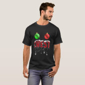 Brust Nudeln Funny Christmas Chestnut Paare T-Shirt (Vorne ganz)