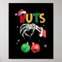 Brust-Nüsse passend Kastanien lustige Weihnachtsst