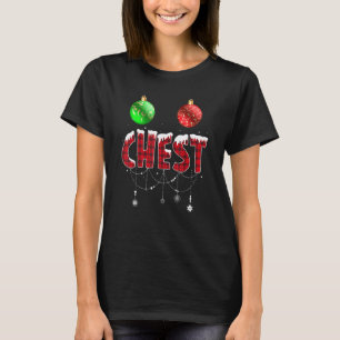 Brust Nüsse Weihnachtsfeiertag Matching Couple Che T-Shirt