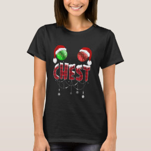 Brust Nüsse Weihnachtsfest Shirt Funny Matching Co