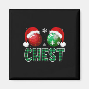 Brust Nüsse Weihnachtsspass Matching Couple Chestn Magnet