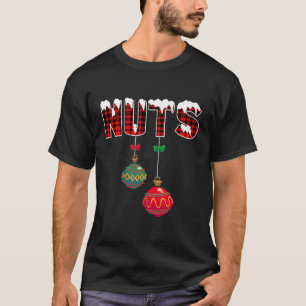 Brust Nuts Funny Matching Kastanien Weihnachten T-Shirt
