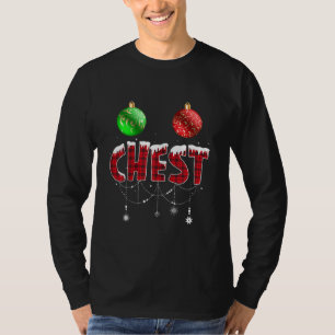 Brust Nuts Funny Matching Kastanien Weihnachten T-Shirt