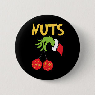 Brust Nuts Matching Kastanien Spaß Weihnachten Paa Button